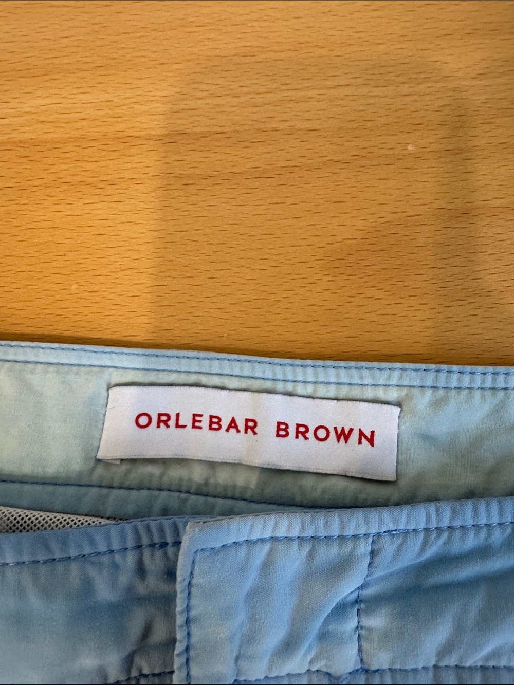 Orlebar Brown Light Blue Men's Swim Trunks - Picture 3 of 4